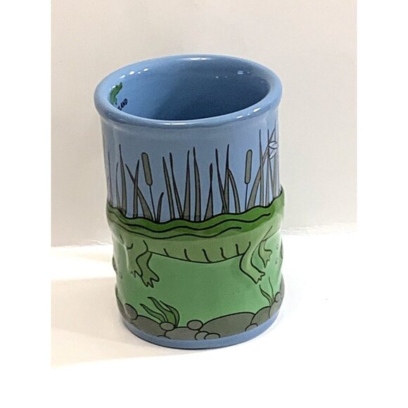 Hilton Head Island Souvenir Mug Cup 3D Turtle Fish Alligator Crocodile Water - Picture 3 of 10